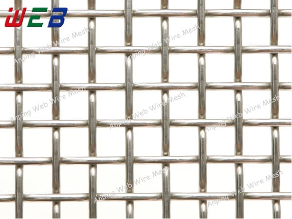 316 Flat Top Crimped Wire Mesh